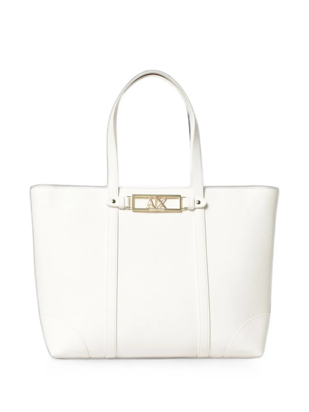 Armani Exchange Heuptas met logoplakkaat Wit