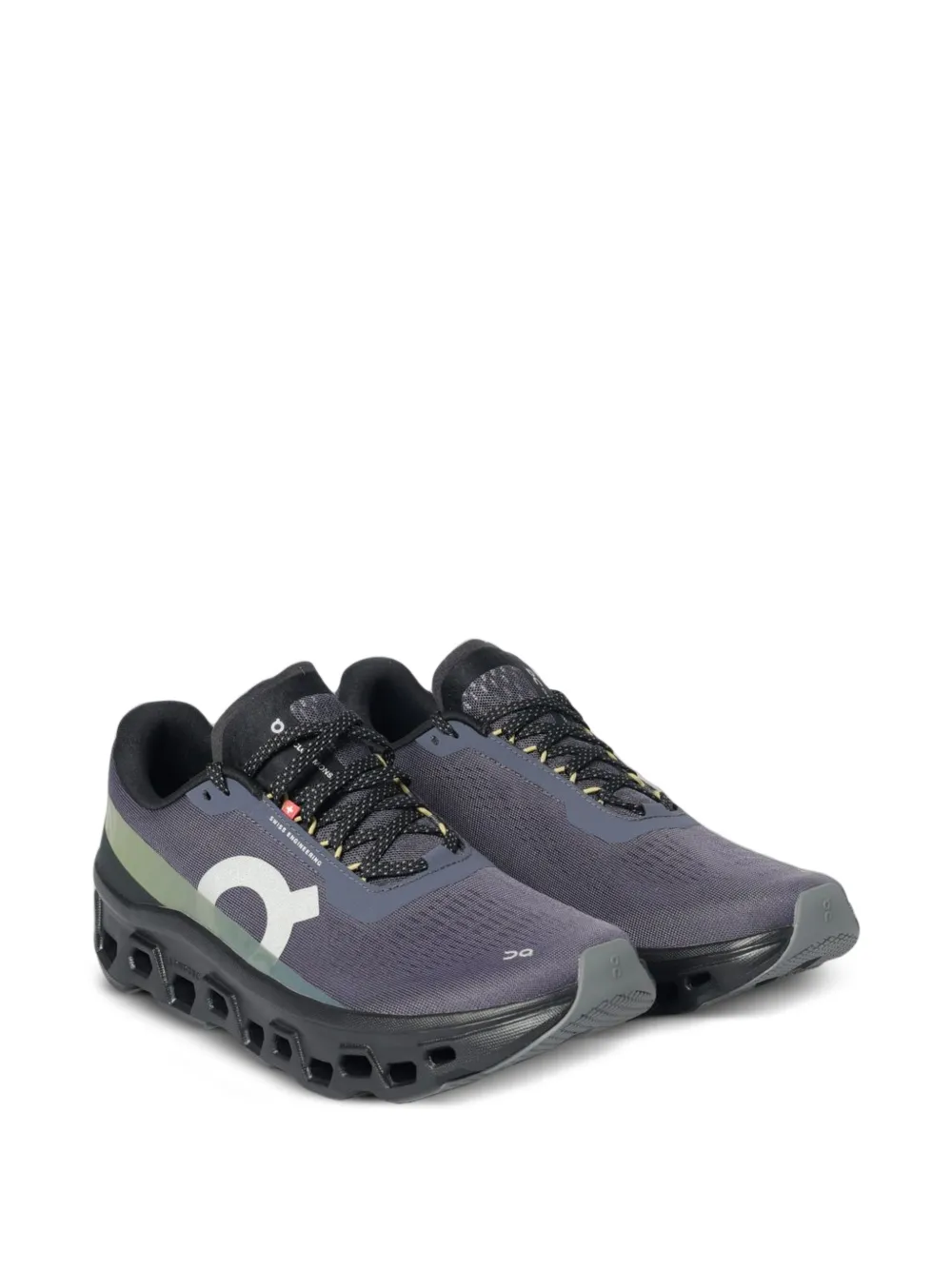 On Cloudm ster 1 mesh sneakers Zwart