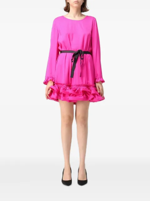 TWINSET vestido corto con volantes