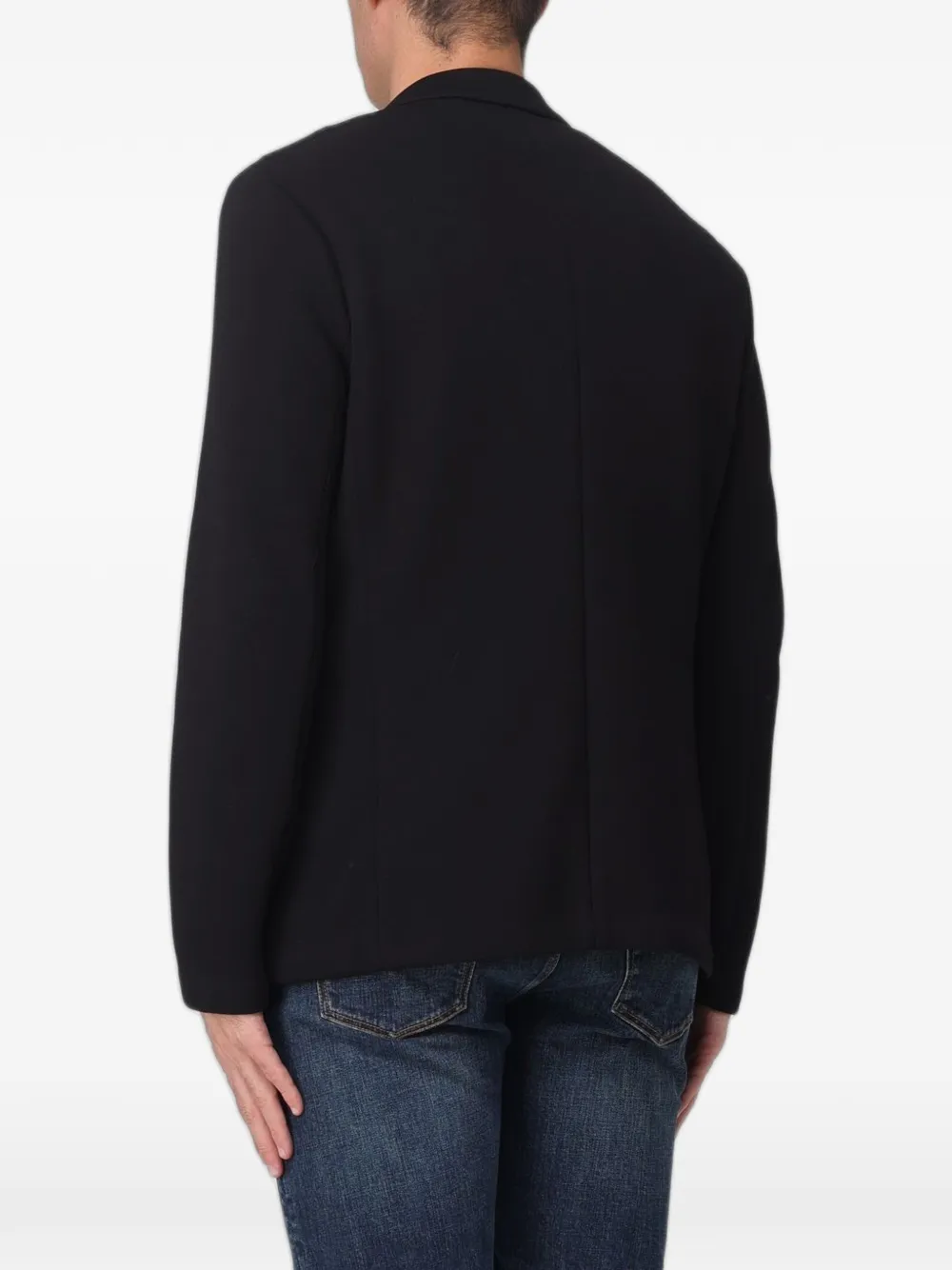 EMPORIO ARMANI ブラック ジャケット Emporio Armani シングルジャケット | ブラック | FARFETCH JP