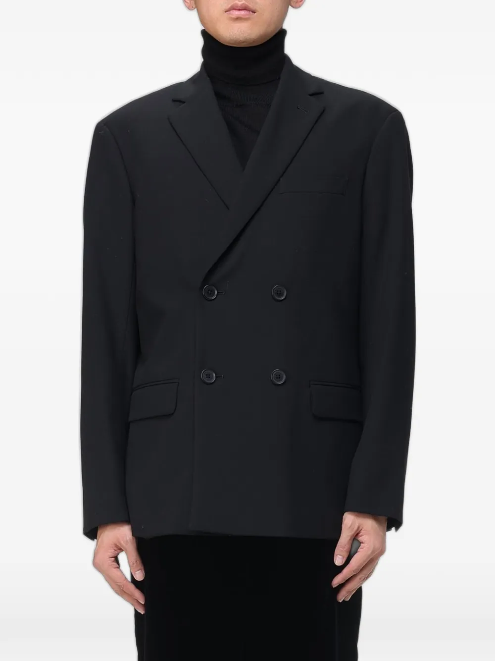 Emporio Armani double-breasted blazer - Black