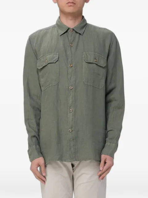 BROOKSFIELD utility-style linen shirt