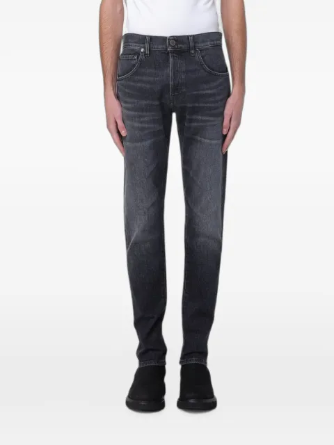 PT Torino whiskering-effect jeans