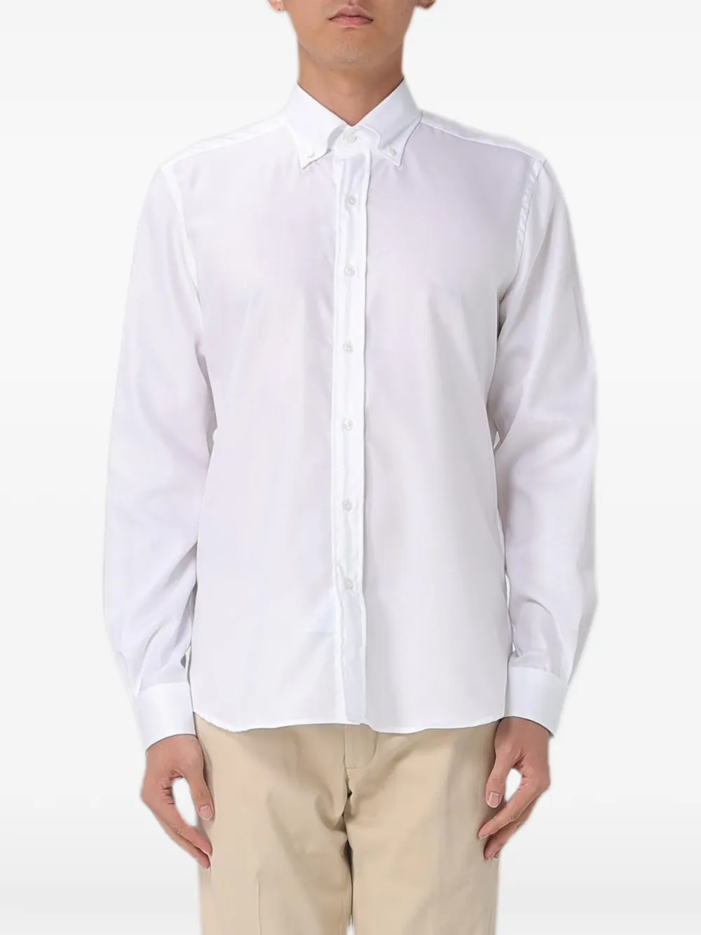 Fay long-sleeve shirt - Bianco