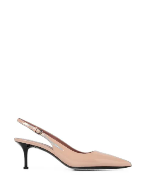 Premiata patent leather slingback pumps