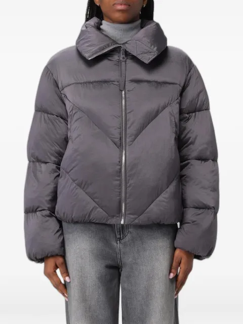 BOSS quilted high-neck jacket