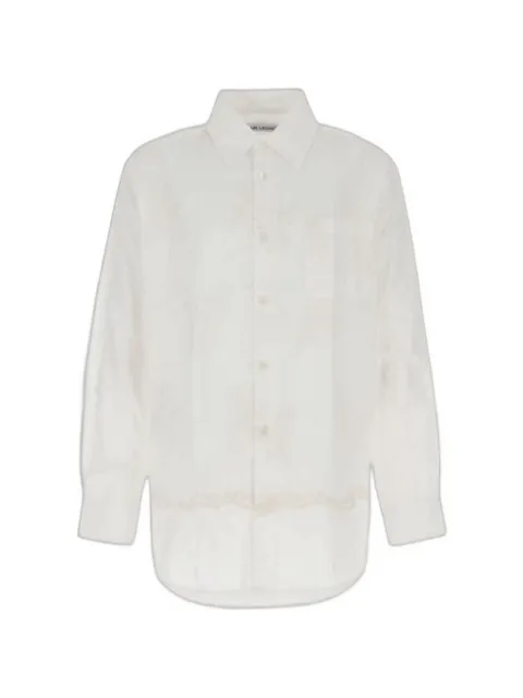 OUR LEGACY Vast embroidered lace-trim shirt