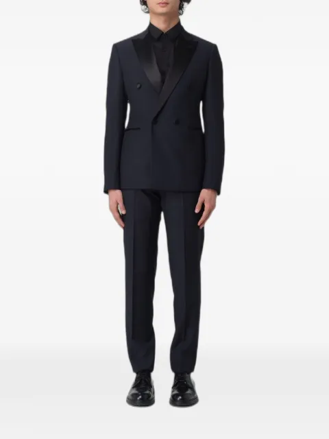 Emporio Armani double-breasted virgin-wool suit