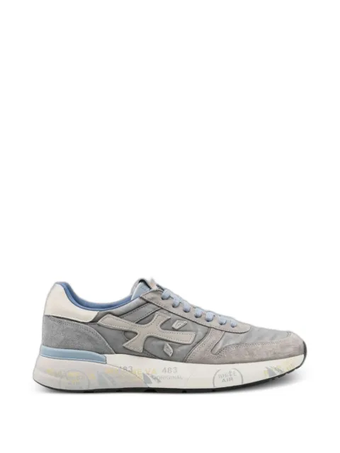 Premiata Mick suede-panelled sneakers
