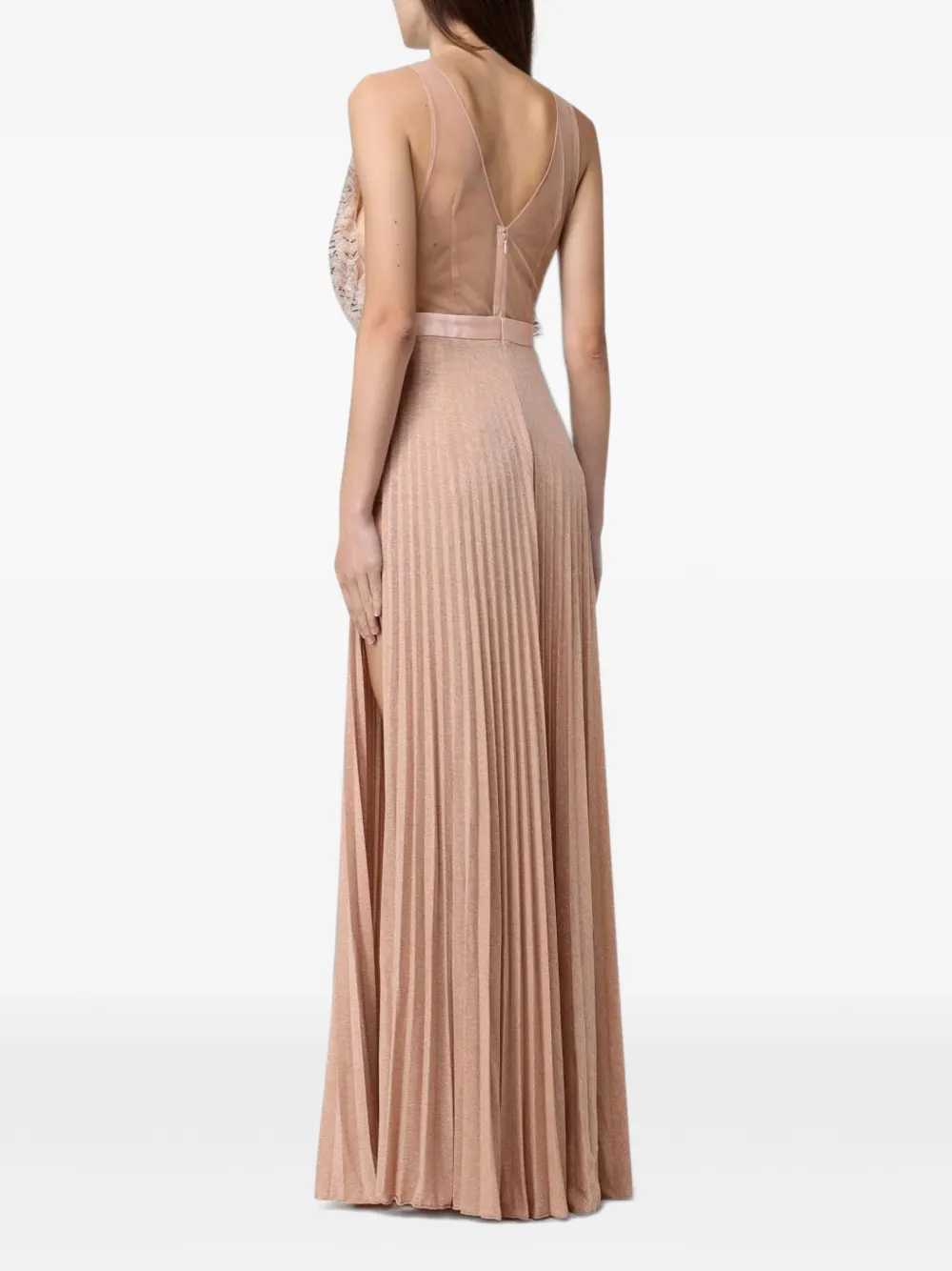 Elisabetta Franchi Maxi-jurk met ruches Roze
