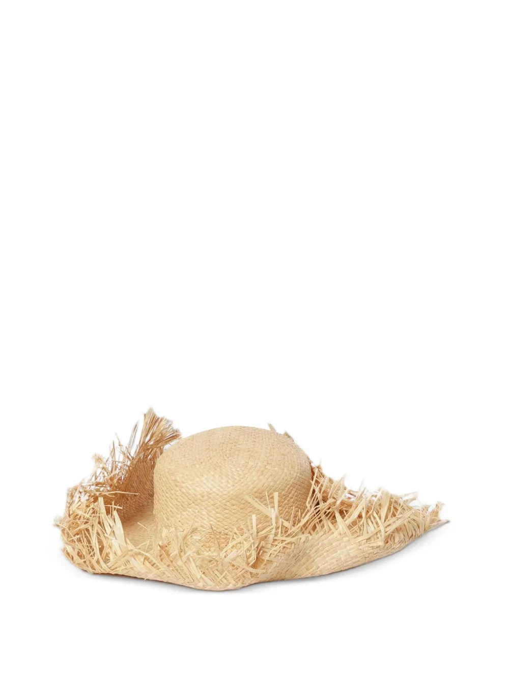 Emporio Armani frayed hat - Nude