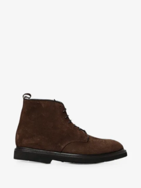 Premiata Schnürstiefel aus Wildleder