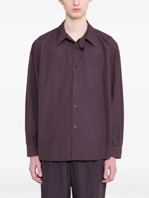 Auralee garment-dyed cotton shirt
