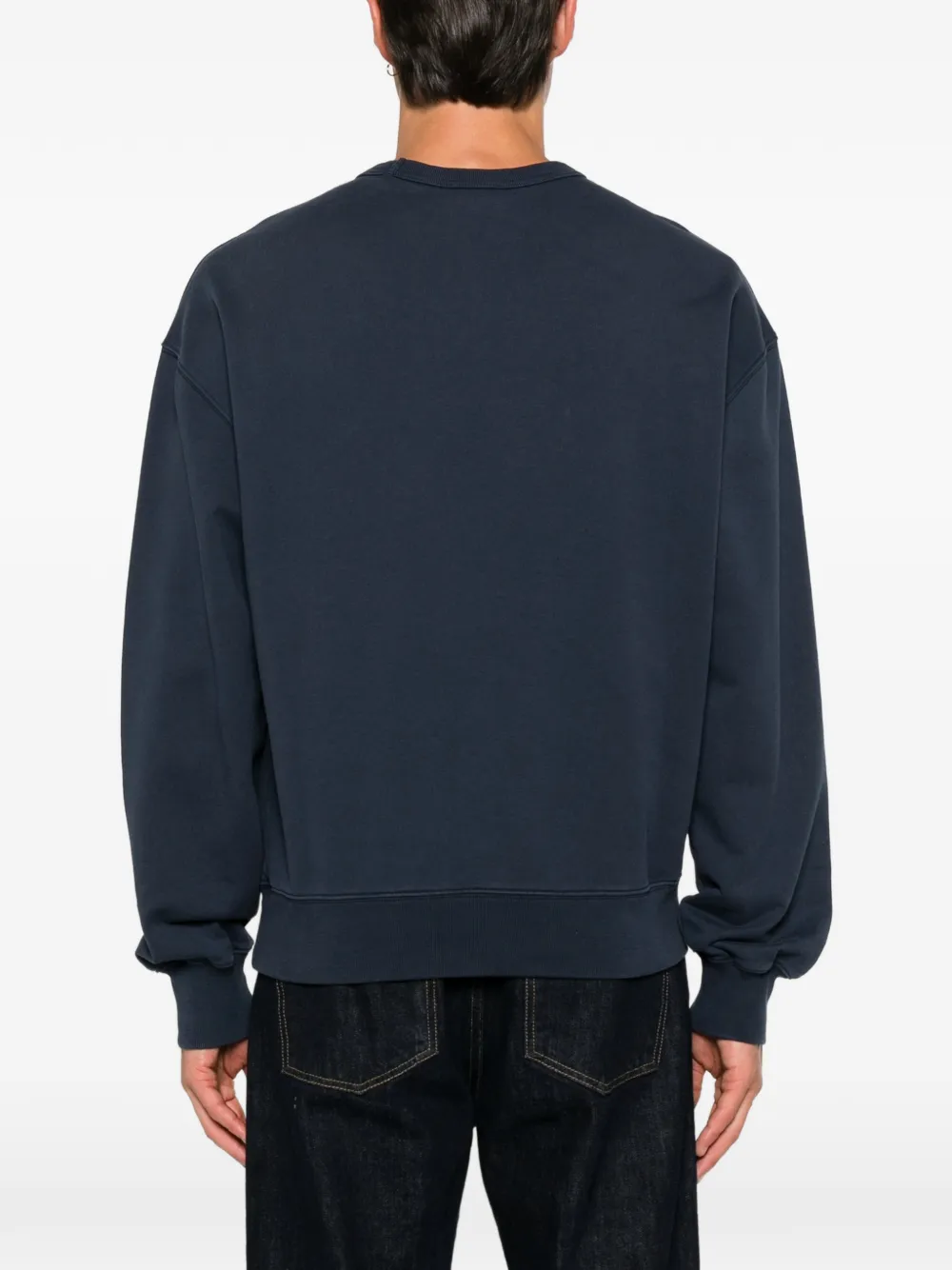 A.P.C. Sweater met logoprint Blauw