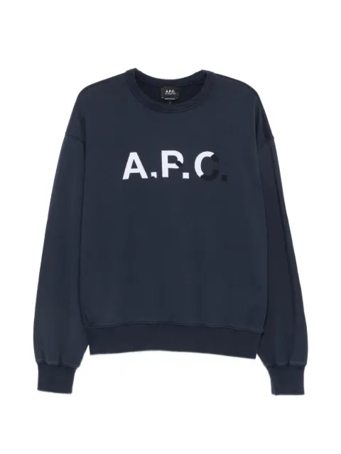 A.P.C. logo-print sweatshirt
