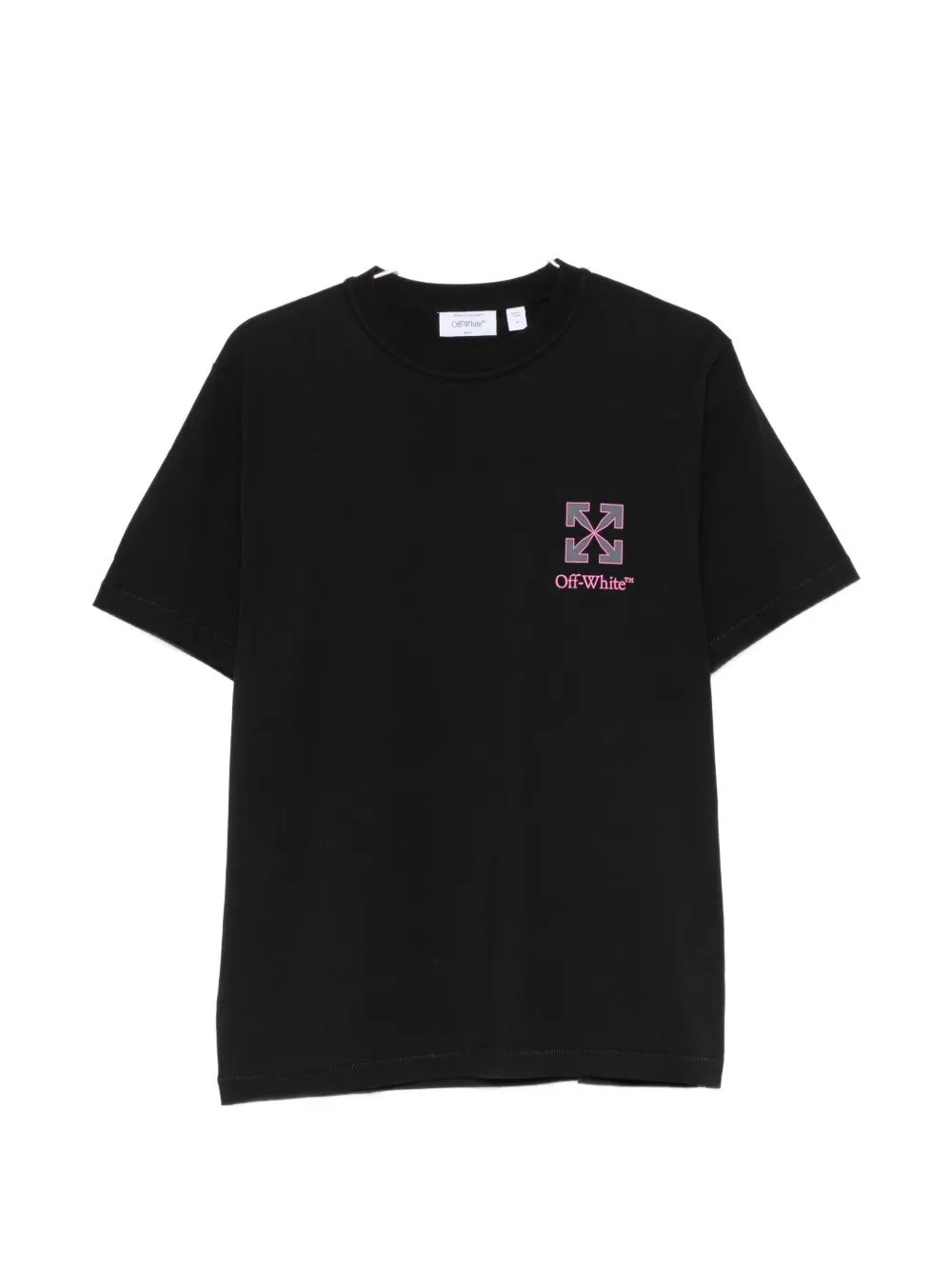 Off-White Arrows logo-print cotton T-shirt - Schwarz