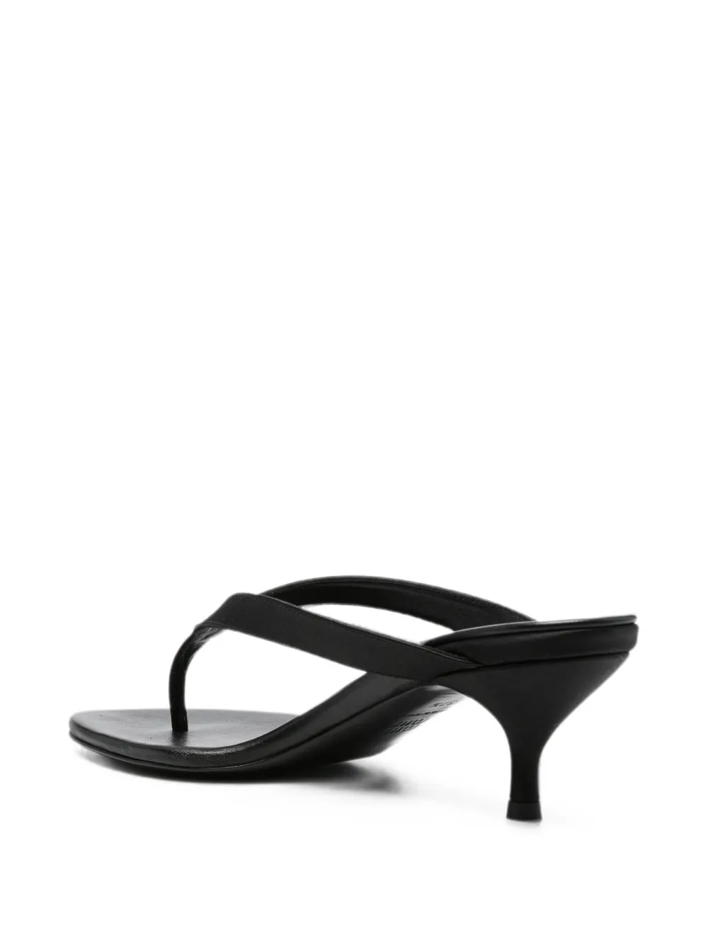 Miu thong-strap kitten-heel sandals Zwart