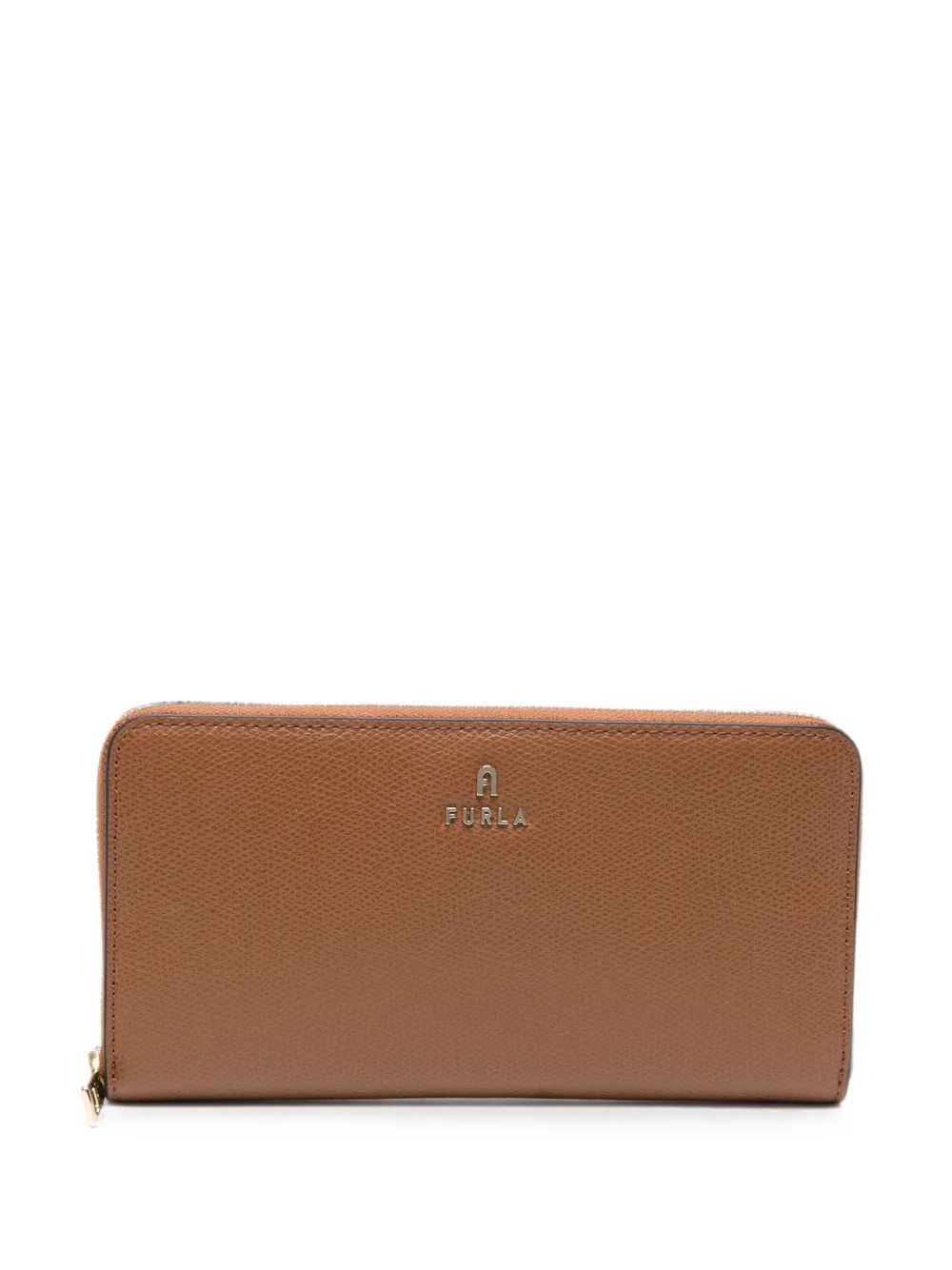 Furla Camelia logo-plaque leather wallet - Marrone