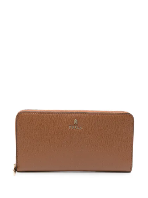 Furla Camelia logo-plaque leather wallet