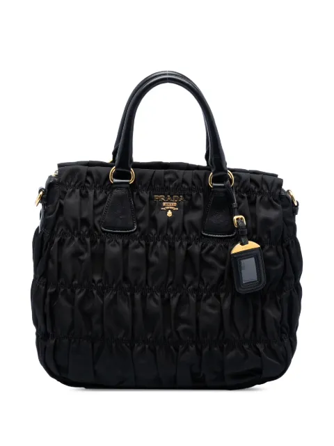 Prada Pre-Owned 2013-2026 Tessuto Gaufre satchel
