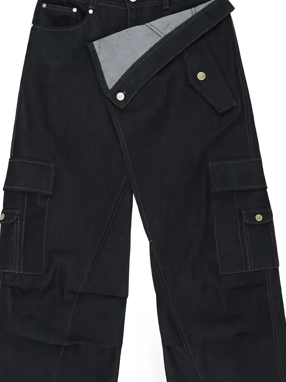 Andersson Bell Asymmetrische cargo broek Blauw