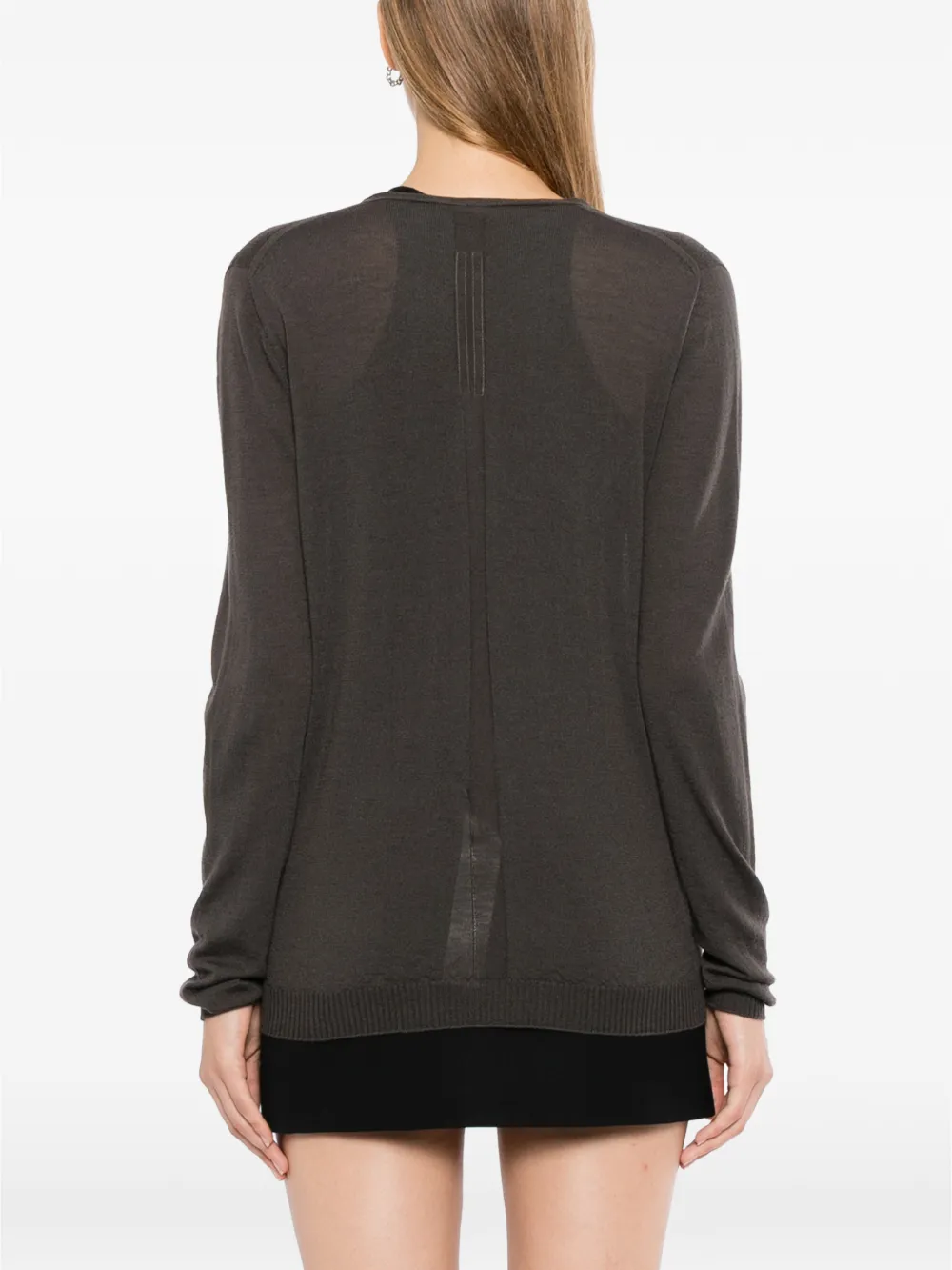 Rick Owens Trui met diepe V-hals Grijs