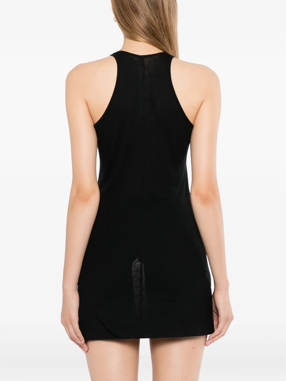 Rick Owens Ribgebreide tanktop Zwart