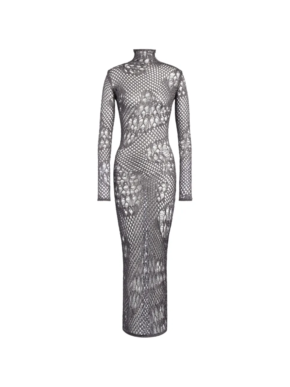 DONDUP long-sleeve maxi dress - Grey