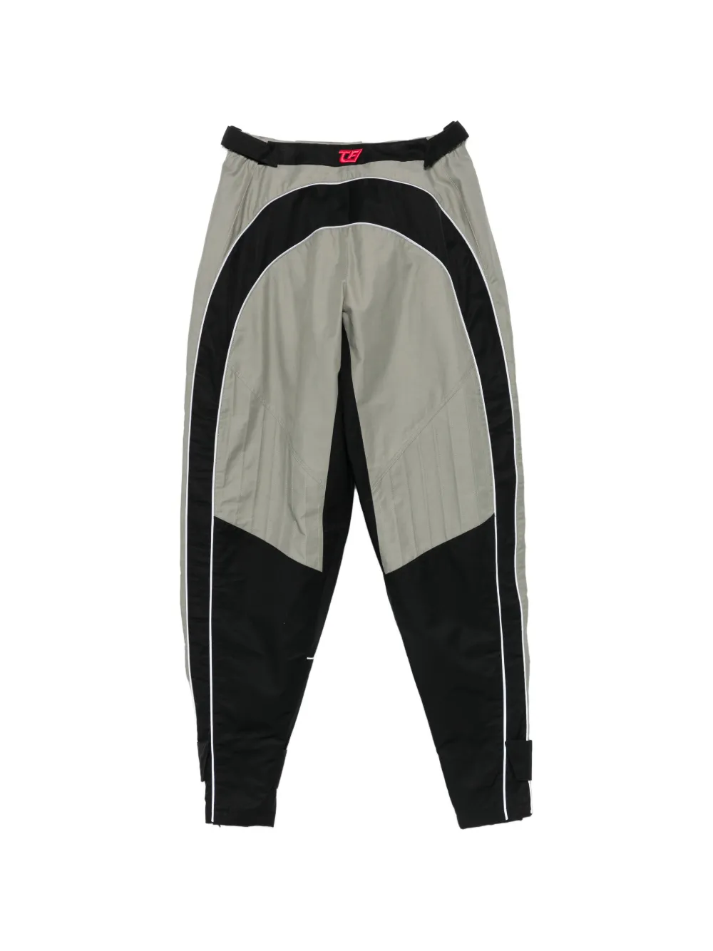 The Attico logo-patch trousers - Schwarz