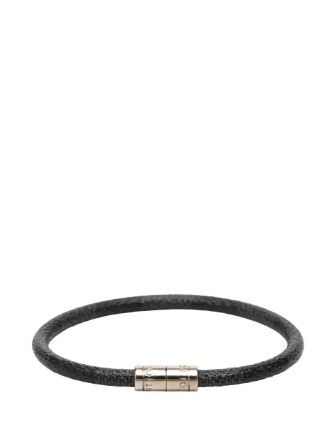 Louis Vuitton Pre-Owned 2010-2026 Damier Graphite Keep it Bracelet Kostümarmband
