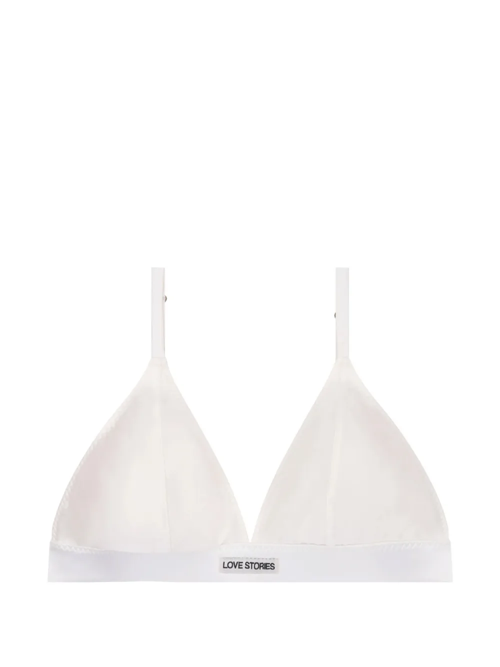 Love Stories Darling triangle bralette - Bianco
