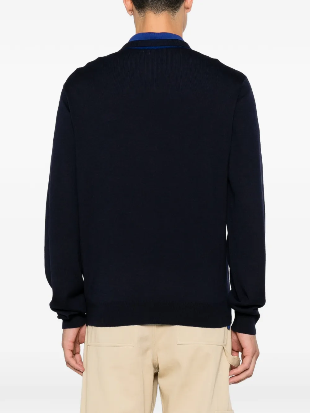LOEWE Trui met geborduurd Anagram Blauw