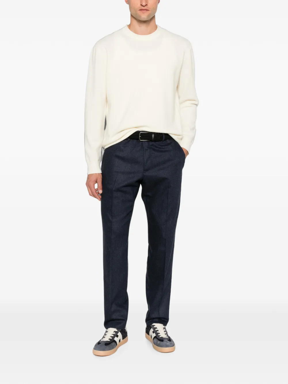 PT Torino Geplooide pantalon Blauw