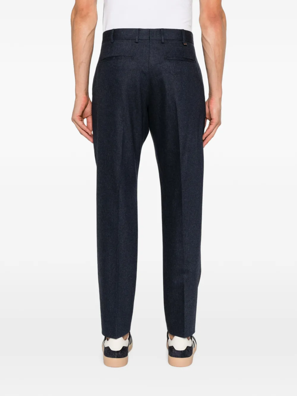PT Torino Geplooide pantalon Blauw