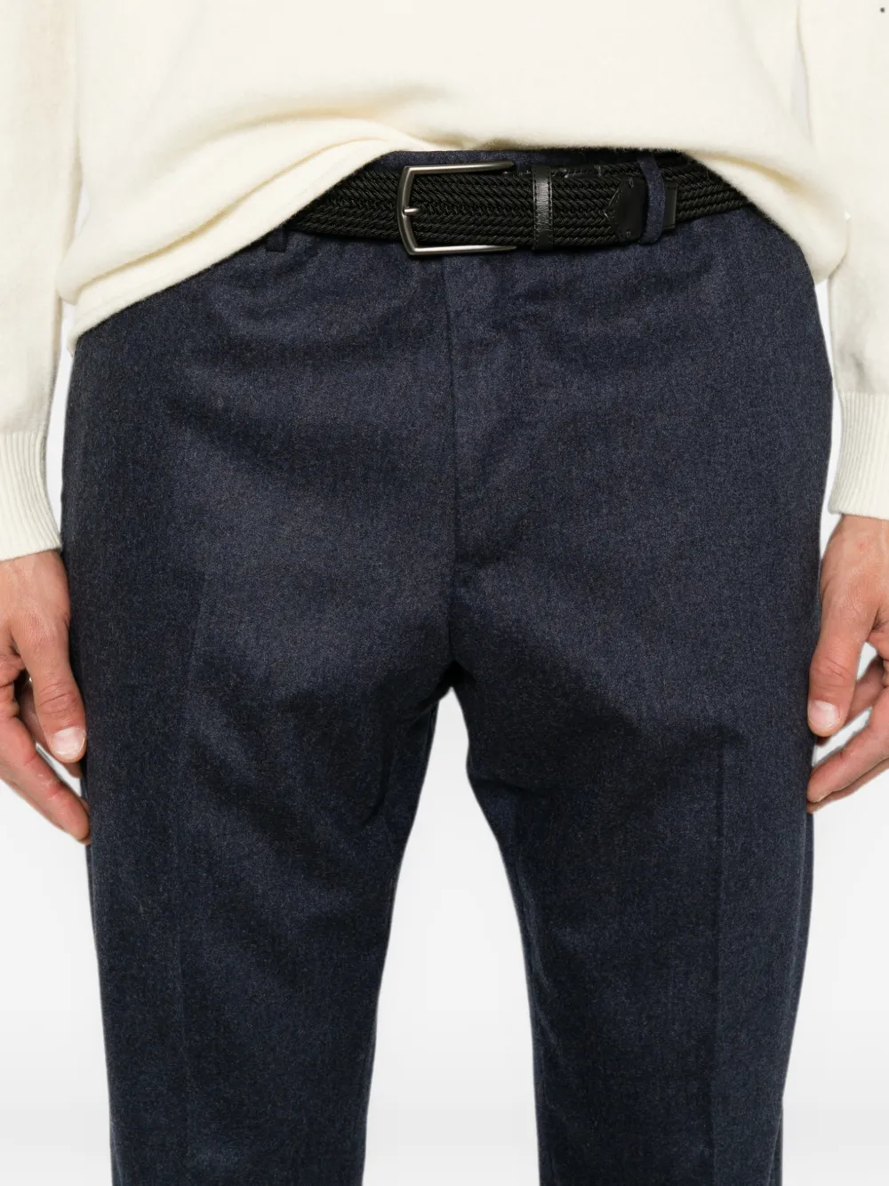 PT Torino Geplooide pantalon Blauw