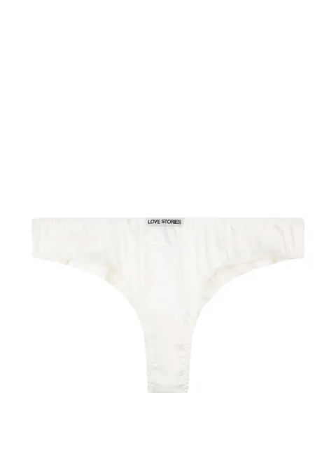 Love Stories tanga con parche del logo