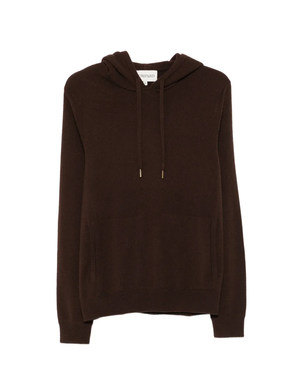 BOMPARD cashmere drawstring hoodie - Braun