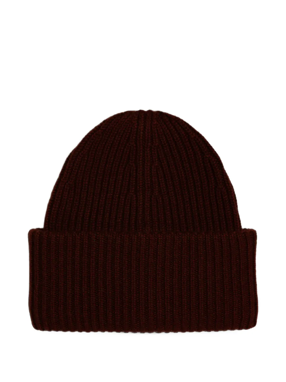 Bompard Tim Ribbed Cashmere Beanie Hat In Burgundy