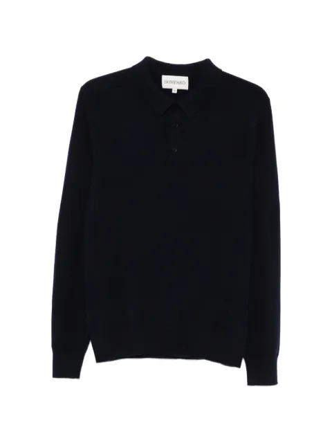 BOMPARD long-sleeve cashmere polo shirt