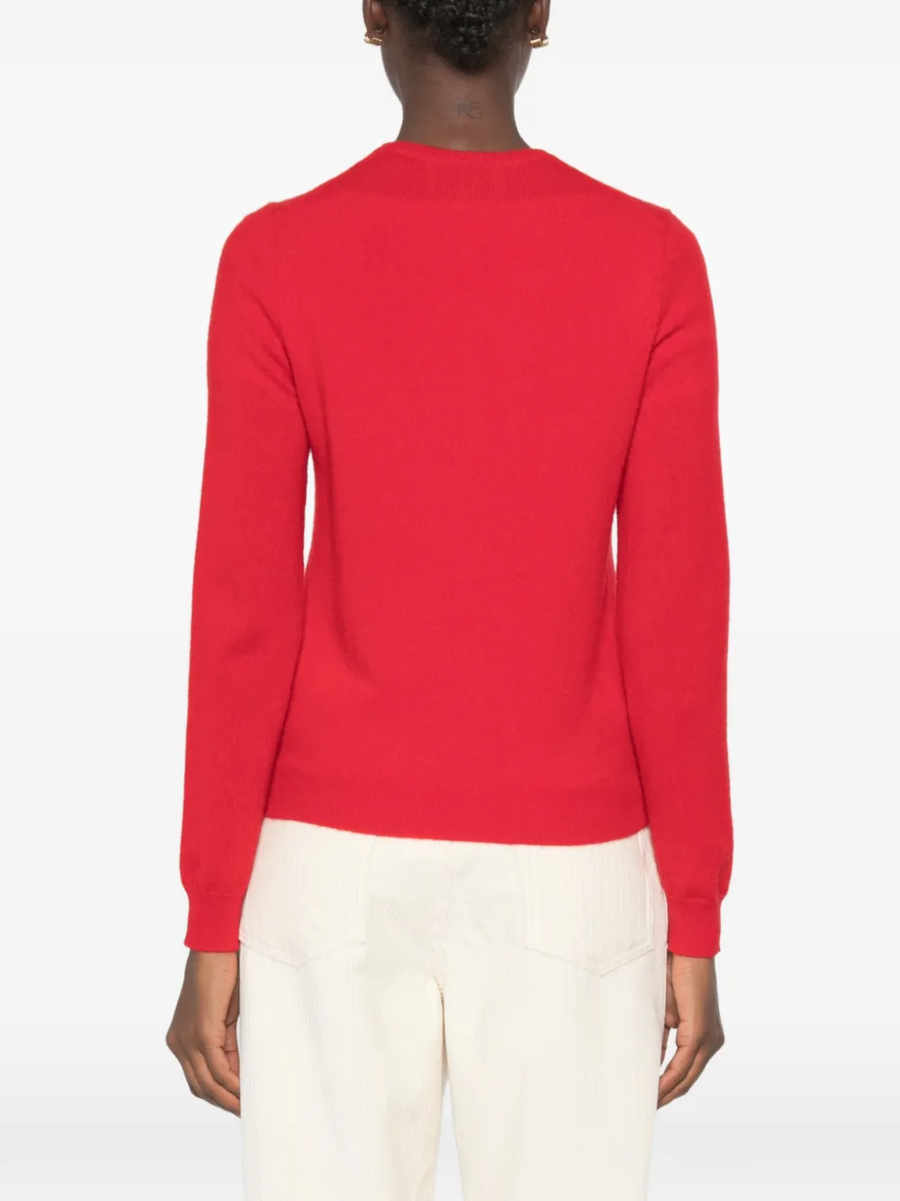 BOMPARD Vest met ronde hals Rood
