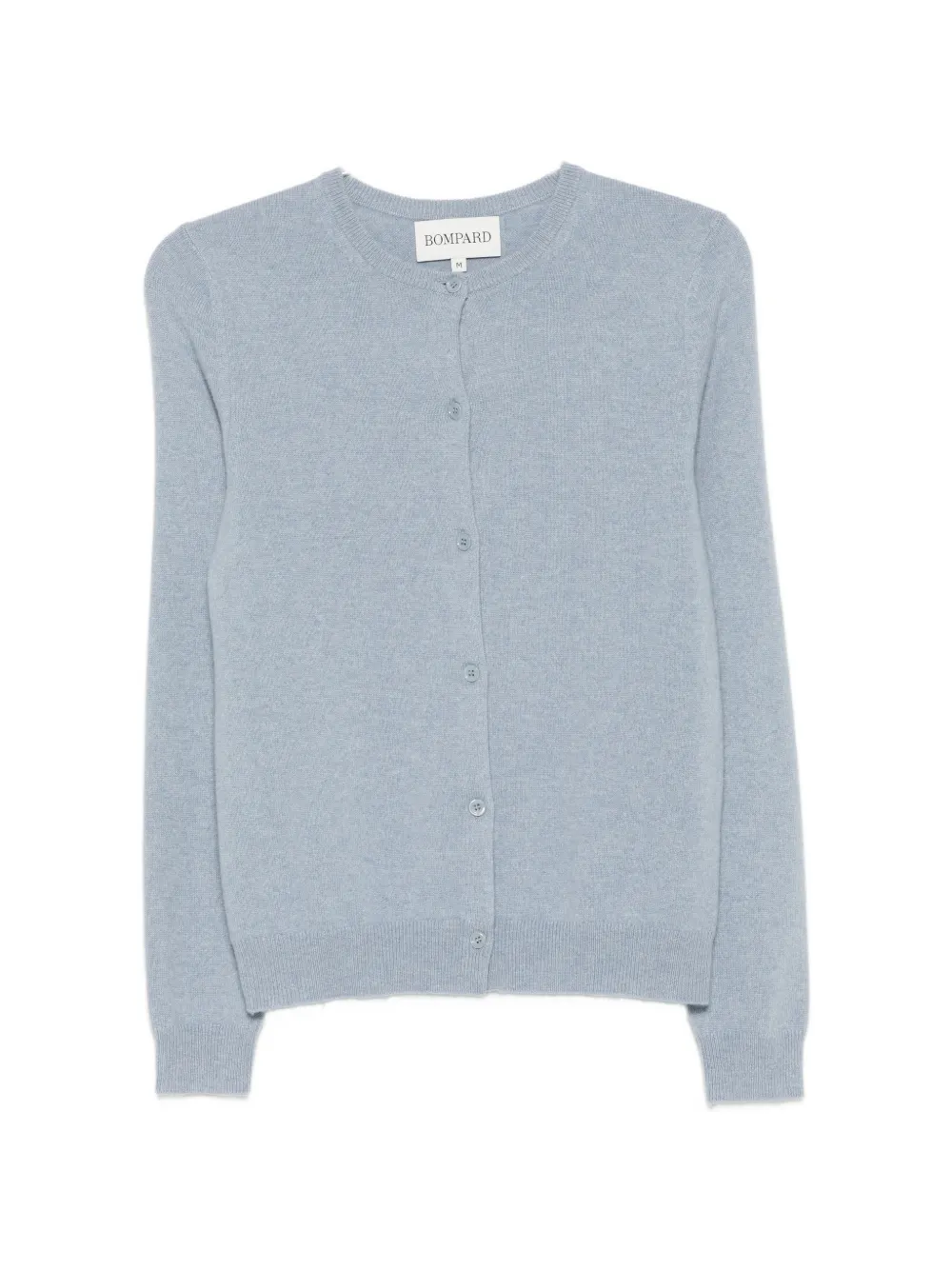 BOMPARD button-fastening crew-neck cardigan - Blau