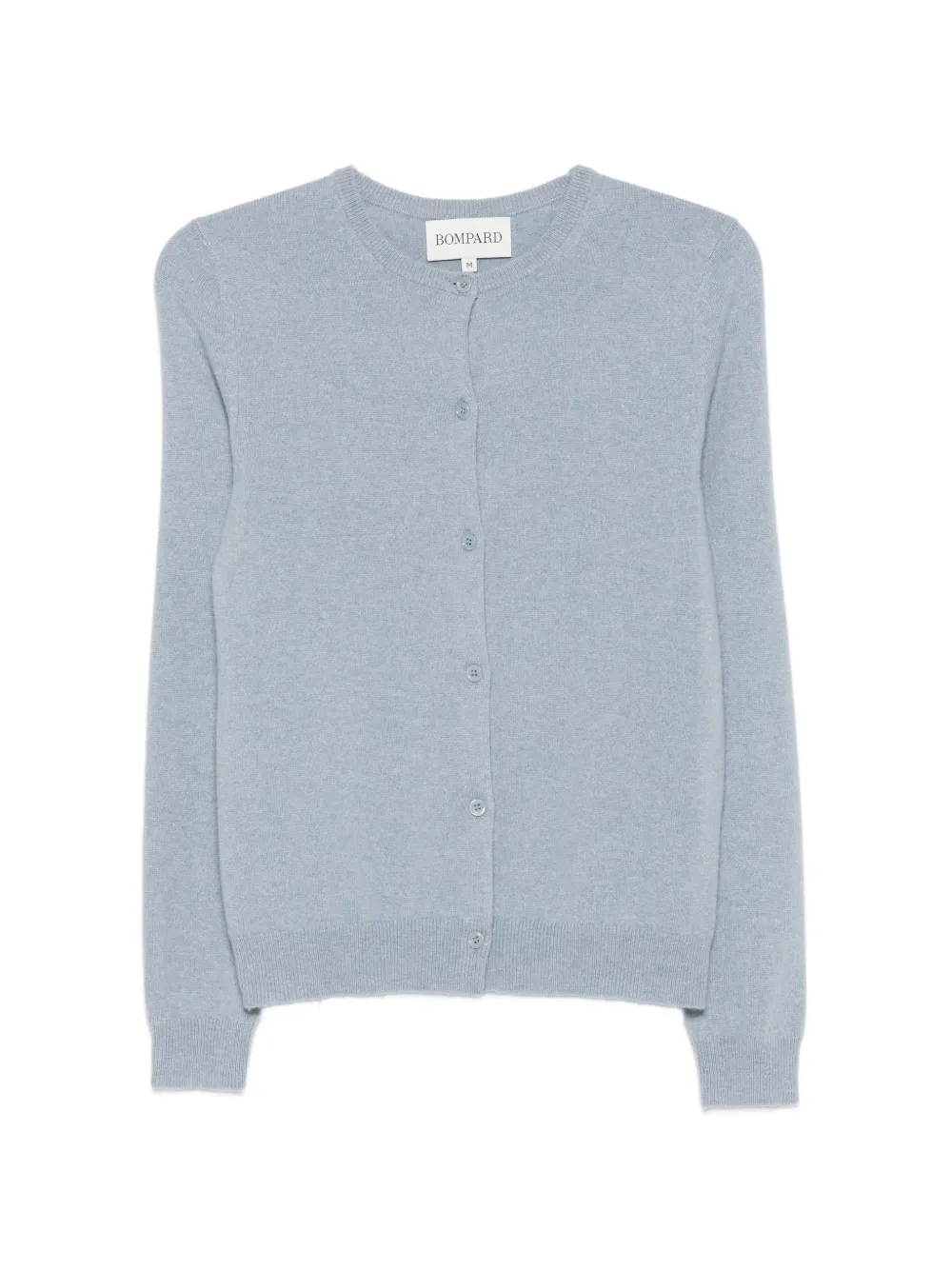 BOMPARD button-fastening crew-neck cardigan - Blu