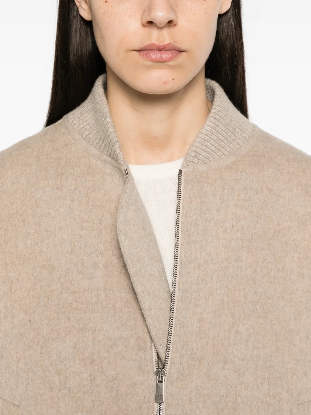 BOMPARD Bomberjack met rits Beige