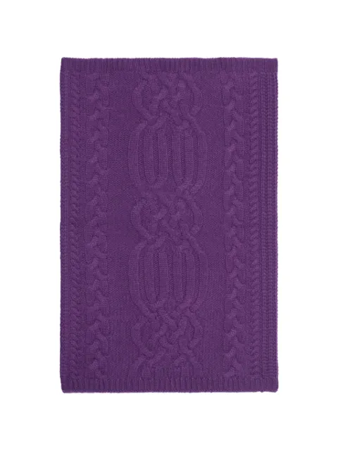 BOMPARD cable-stitch cashmere snood