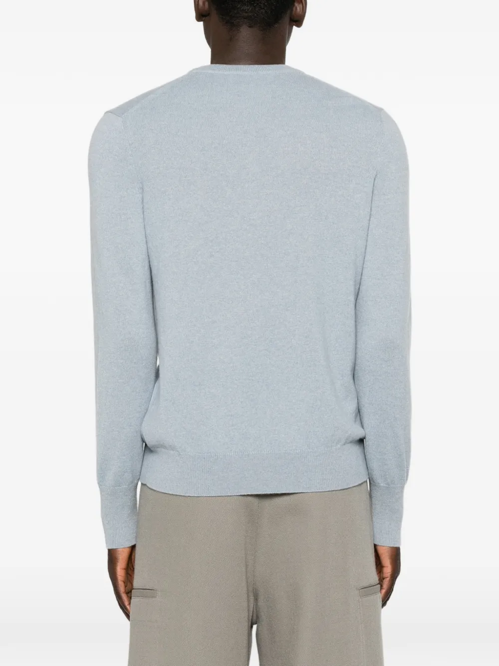 BOMPARD Kasjmier gebreide trui met ronde hals Blauw