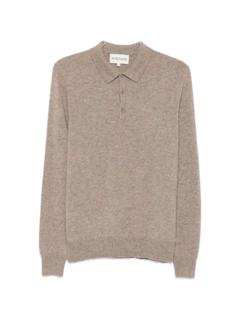 BOMPARD long-sleeve cashmere polo shirt