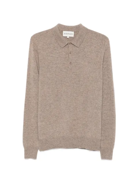 BOMPARD long-sleeve cashmere polo shirt