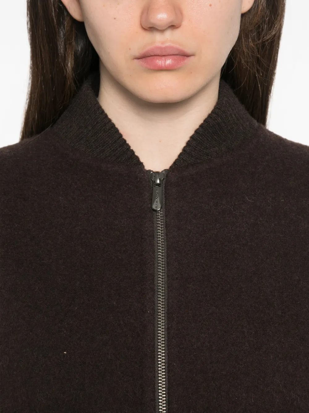 BOMPARD Oversized bomberjack van dubbelzijdige stof Bruin