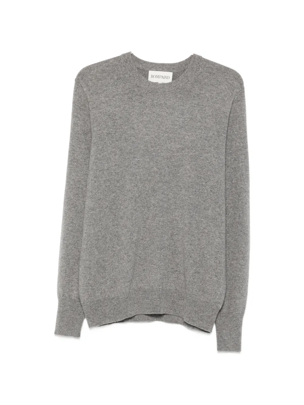 Bompard Crew-neck Cashmere Knit In Gray