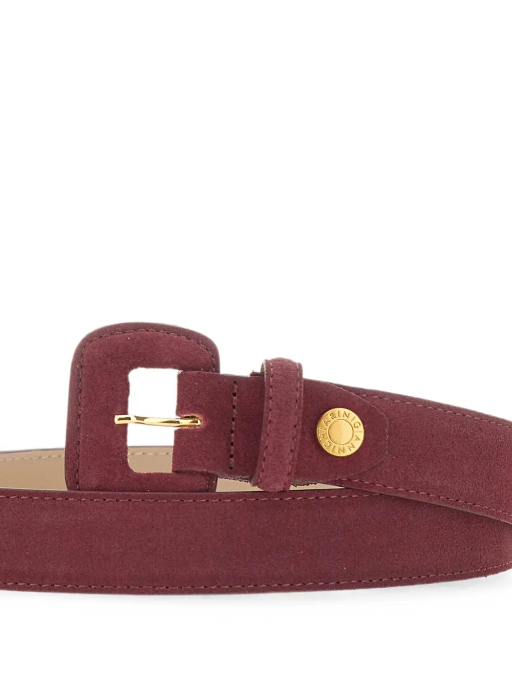 GIANNI CHIARINI Suède gespriem Rood